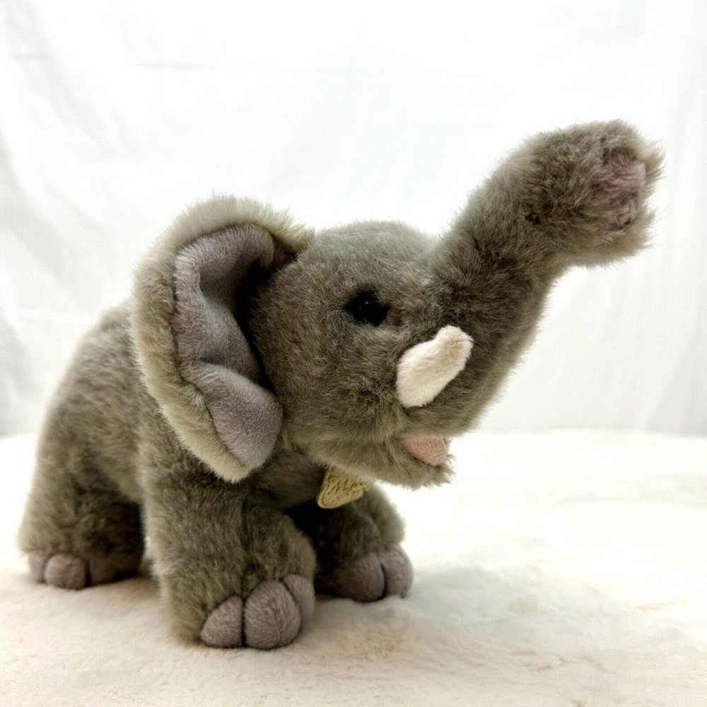 Miyoni by Aurora Gray Elephant 12" Plush Stuffed Toy